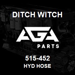 515-452 Ditch Witch HYD HOSE | AGA Parts