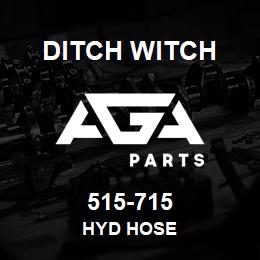 515-715 Ditch Witch HYD HOSE | AGA Parts