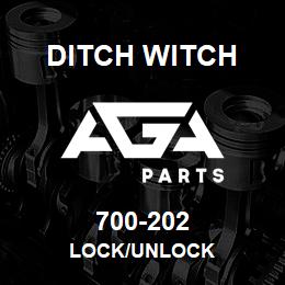 700-202 Ditch Witch LOCK/UNLOCK | AGA Parts