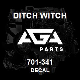 701-341 Ditch Witch DECAL | AGA Parts