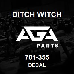 701-355 Ditch Witch DECAL | AGA Parts