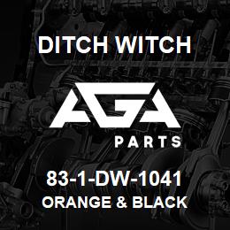 83-1-DW-1041 Ditch Witch ORANGE & BLACK | AGA Parts