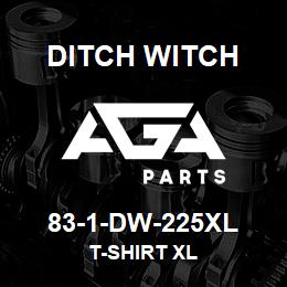 83-1-DW-225XL Ditch Witch T-SHIRT XL | AGA Parts