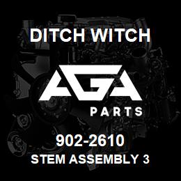 902-2610 Ditch Witch STEM ASSEMBLY 3 | AGA Parts