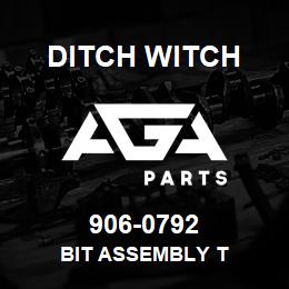 906-0792 Ditch Witch BIT ASSEMBLY T | AGA Parts