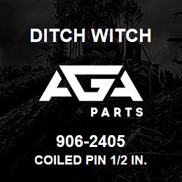 906-2405 Ditch Witch COILED PIN 1/2 IN. | AGA Parts