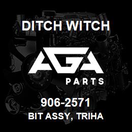 906-2571 Ditch Witch BIT ASSY, TRIHA | AGA Parts