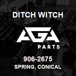 906-2675 Ditch Witch SPRING, CONICAL | AGA Parts