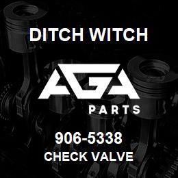 906-5338 Ditch Witch CHECK VALVE | AGA Parts