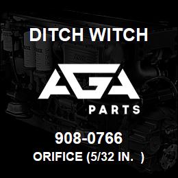 908-0766 Ditch Witch ORIFICE (5/32 IN. ) | AGA Parts