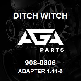 908-0806 Ditch Witch ADAPTER 1.41-6 | AGA Parts