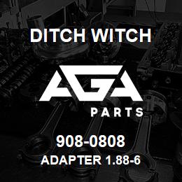 908-0808 Ditch Witch ADAPTER 1.88-6 | AGA Parts