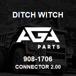 908-1706 Ditch Witch CONNECTOR 2.00 | AGA Parts