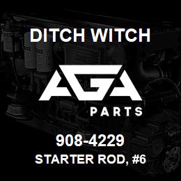 908-4229 Ditch Witch STARTER ROD, #6 | AGA Parts