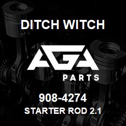 908-4274 Ditch Witch STARTER ROD 2.1 | AGA Parts