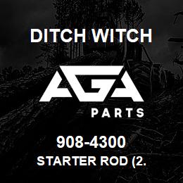 908-4300 Ditch Witch STARTER ROD (2. | AGA Parts