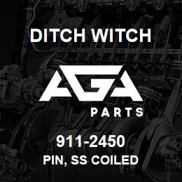 911-2450 Ditch Witch PIN, SS COILED | AGA Parts