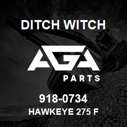918-0734 Ditch Witch HAWKEYE 275 F | AGA Parts