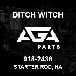 918-2436 Ditch Witch STARTER ROD, HA | AGA Parts