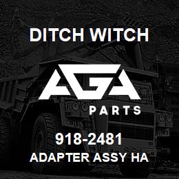 918-2481 Ditch Witch ADAPTER ASSY HA | AGA Parts