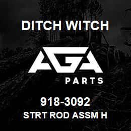 918-3092 Ditch Witch STRT ROD ASSM H | AGA Parts