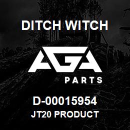 D-00015954 Ditch Witch JT20 PRODUCT | AGA Parts