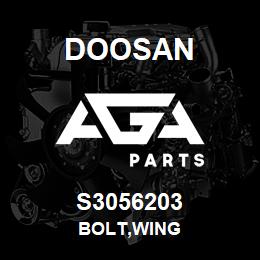 S3056203 Doosan BOLT,WING | AGA Parts