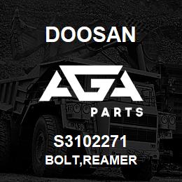 S3102271 Doosan BOLT,REAMER | AGA Parts