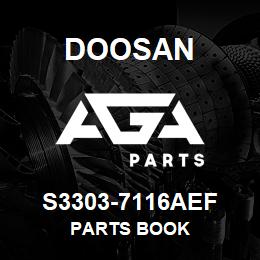 S3303-7116AEF Doosan PARTS BOOK | AGA Parts