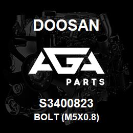 S3400823 Doosan BOLT (M5X0.8) | AGA Parts