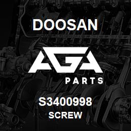 S3400998 Doosan Screw | AGA Parts