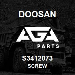 S3412073 Doosan SCREW | AGA Parts