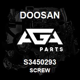 S3450293 Doosan SCREW | AGA Parts