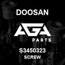 S3450323 Doosan SCREW | AGA Parts