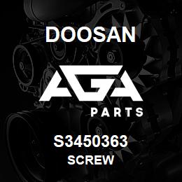 S3450363 Doosan SCREW | AGA Parts