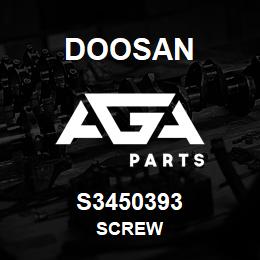 S3450393 Doosan SCREW | AGA Parts