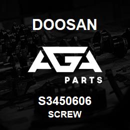 S3450606 Doosan SCREW | AGA Parts