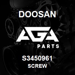 S3450961 Doosan SCREW | AGA Parts