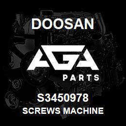 S3450978 Doosan SCREWS MACHINE | AGA Parts