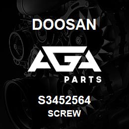 S3452564 Doosan SCREW | AGA Parts