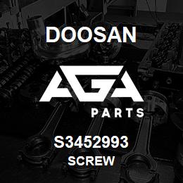 S3452993 Doosan SCREW | AGA Parts