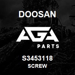 S3453118 Doosan SCREW | AGA Parts