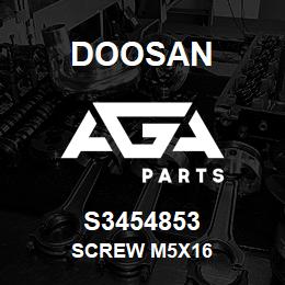 S3454853 Doosan SCREW M5X16 | AGA Parts