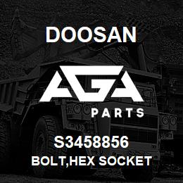 S3458856 Doosan BOLT,HEX SOCKET | AGA Parts