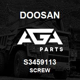 S3459113 Doosan SCREW | AGA Parts