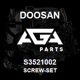 S3521002 Doosan SCREW-SET | AGA Parts