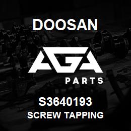 S3640193 Doosan SCREW TAPPING | AGA Parts