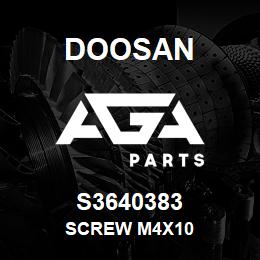 S3640383 Doosan SCREW M4X10 | AGA Parts