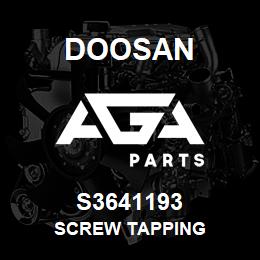 S3641193 Doosan SCREW TAPPING | AGA Parts