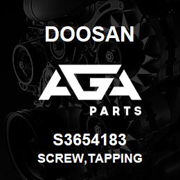 S3654183 Doosan SCREW,TAPPING | AGA Parts